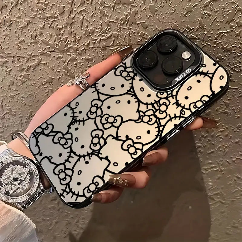 Black & White Hello Kitty Phone Case