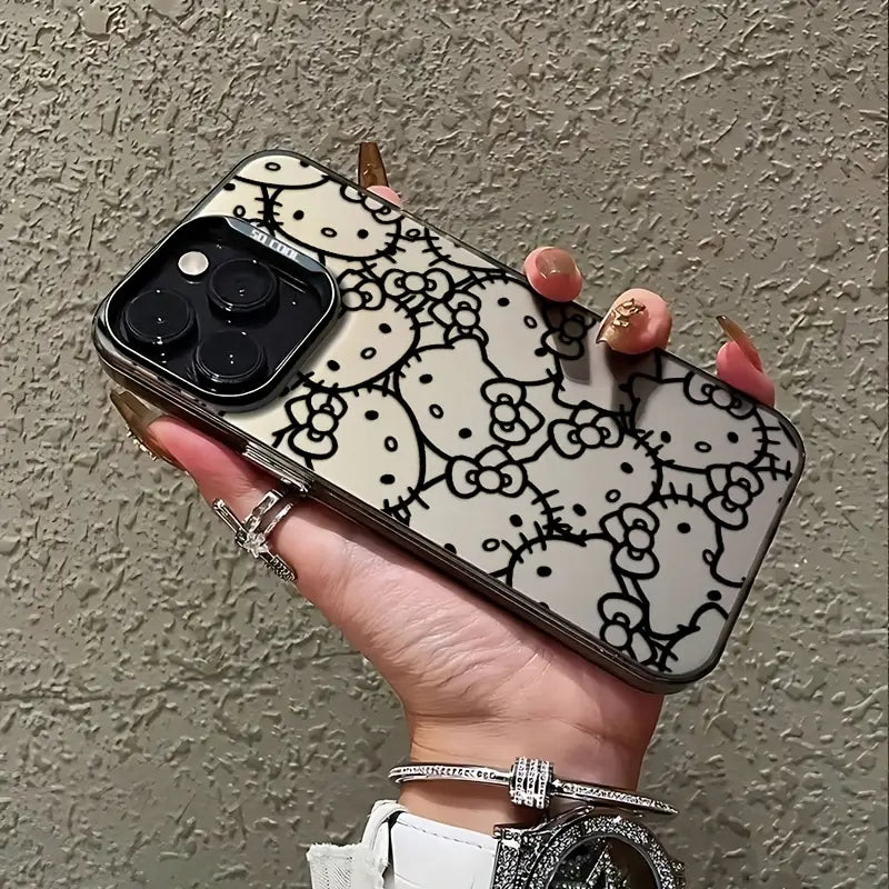Black & White Hello Kitty Phone Case